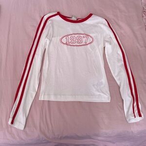 Urban Outfitters striped 1997 long sleeve